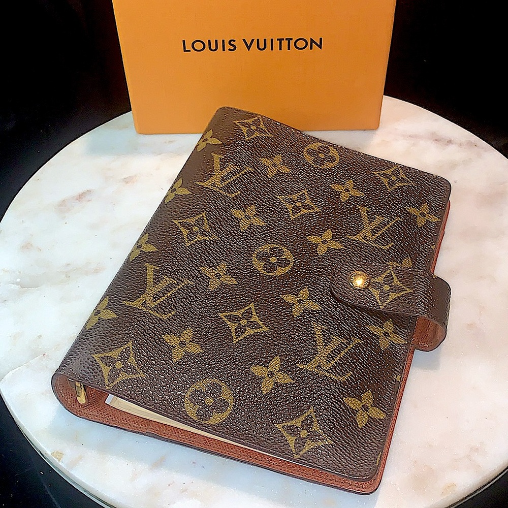 LOUIS VUITTON MONOGRAM AGENDA MM VINTAGE DAY PLANNER - Picture 3 of 14